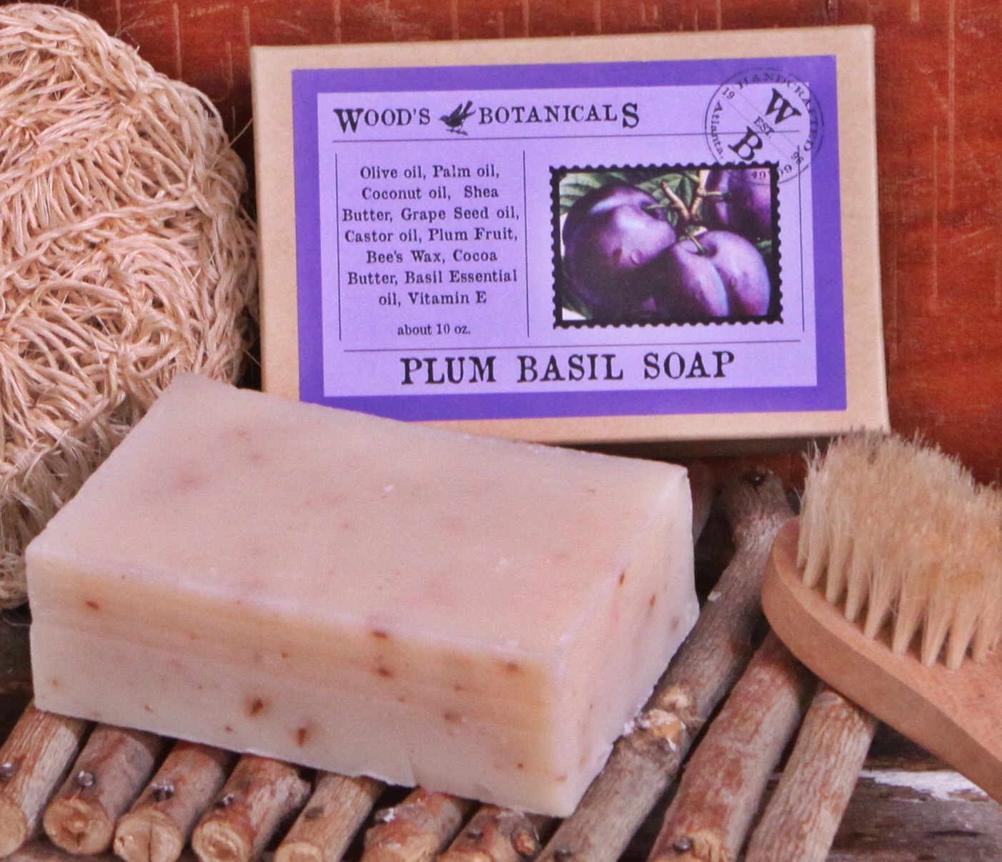 Plum Basil Soap